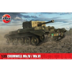 1/35 CRUISER MK.VIII A27M CROMWELL MK.IV / MK.VI (PLASTIC KIT) A1384 1/35 CRUISER MK.VIII A27M CROMWELL MK.IV / MK.VI (PLASTIC KIT) A1384