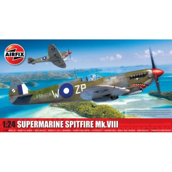 1/24 SUPERMARINE SPITFIRE MK.VIII (PLASTIC KIT) A17002