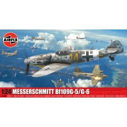 1/24 MESSERSCHMITT BF109G-5/6 (PLASTIC KIT) 1/24 MESSERSCHMITT BF109G-5/6 (PLASTIC KIT)
