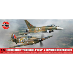 1/72 TWIN PACK - EUROFIGHTER TYPHOON FGR.4 (GINA) AND HAWKER HURRICANE MK.I