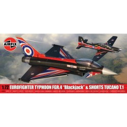 1/72 EUROFIGHTER TYPHOON FGR.4 BLACKJACK / SHORTS TUCANO T.1 PLASTIC KIT A40003