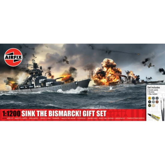 1/1200 SINK THE BISMARCK GIFT SET (PLASTIC KIT)
