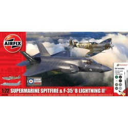 1/72 'THEN AND NOW' SPITFIRE MK.VC AND F-35B LIGHTNING II A50190 1/72 'THEN AND NOW' SPITFIRE MK.VC AND F-35B LIGHTNING II A50190