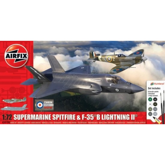 1/72 'THEN AND NOW' SPITFIRE MK.VC AND F-35B LIGHTNING II A50190