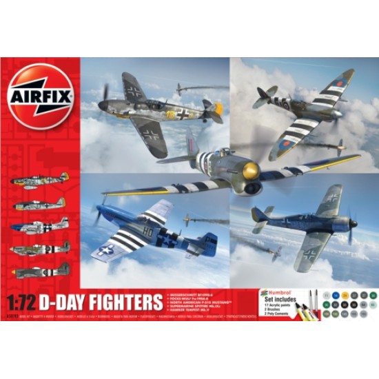 1/72 D-DAY FIGHTERS GIFT SET (PLASTIC KIT)