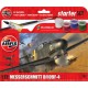 1/72 STARTER SET - MESSERSCHMITT BF109F-4 (PLASTIC KIT) A55014
