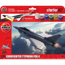 1/72 STARTER SET - EUROFIGHTER TYPHOON FGR.4 (PLASTIC KIT) 1/72 STARTER SET - EUROFIGHTER TYPHOON FGR.4 (PLASTIC KIT)