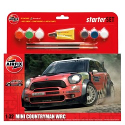 1/32 HANGING GIFT SET MINI COUNTRYMAN WRC (PLASTIC KIT)