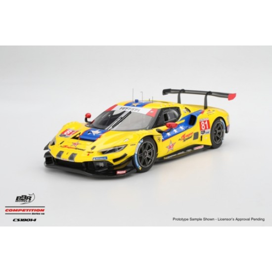 1/18 FERRARI 296 GT3 NO.81 DRAGONSPEED 2025 IMSA DAYTONA 24 HRS 1/18 FERRARI 296 GT3 NO.81 DRAGONSPEED 2025 IMSA DAYTONA 24 HRS