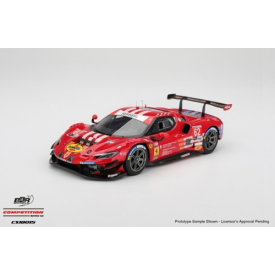1/18 FERRARI 296 GT3 NO.62 RISI COMPETIZIONE 2024 IMSA DAYTONA 24 HRS