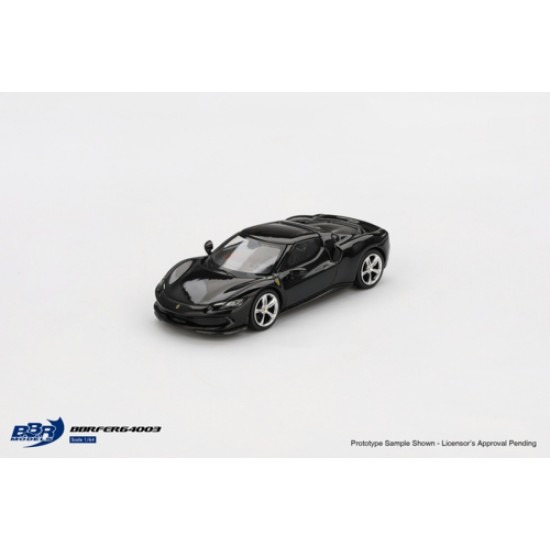 1/64 FERRARI 296 GTB NERO DAYTONA 1/64 FERRARI 296 GTB NERO DAYTONA