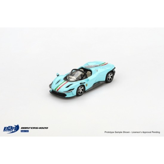 BBRFER64020 - 1/64 FERRARI DAYTONA SP3 LIGHT BLUE BBRFER64020 - 1/64 FERRARI DAYTONA SP3 LIGHT BLUE