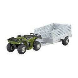 1/32 BRITAINS FARM QUAD BIKE WITH TRAILER SET 43358