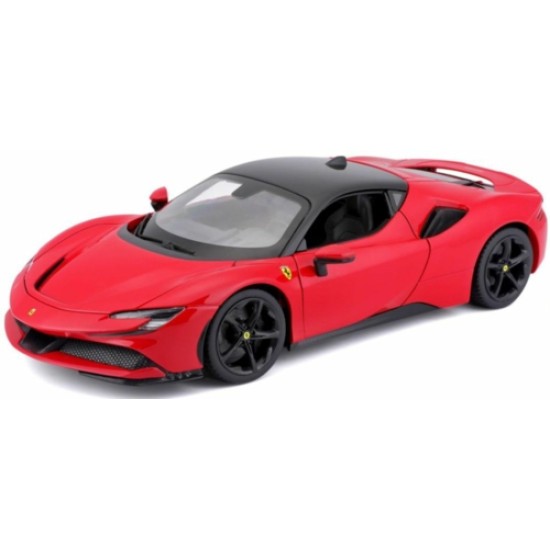 BG16015 - 1/18 FERRARI SF90 STRADALE RED/BLACK BG16015 - 1/18 FERRARI SF90 STRADALE RED/BLACK