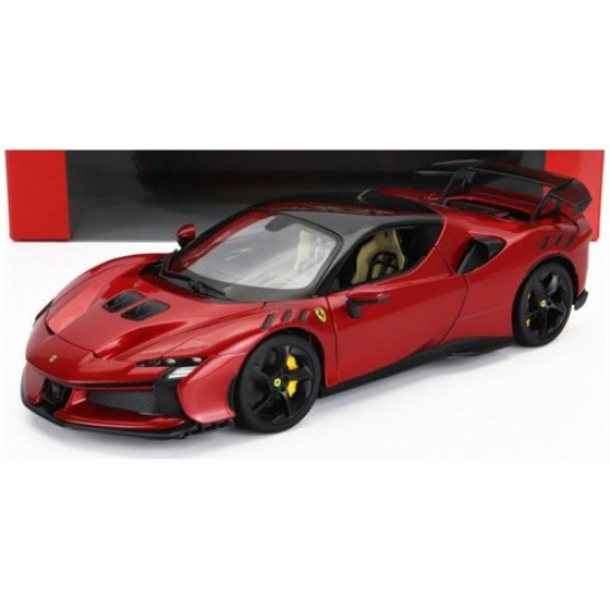 BG16020RM - 1/18 FERRARI SF90 XX STRADALE RED METALLIC ROSSO MAGMA