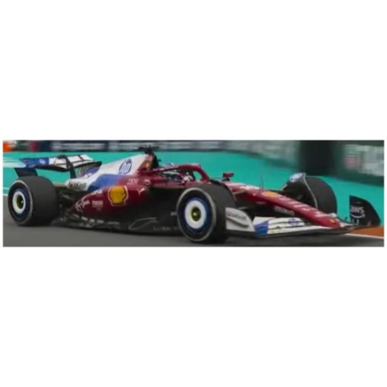 BG1681616MIAMI - 1/18 FERRARI F1 SF-25 TEAM SCUDERIA FERRARI NO.16 - MIAMI GP 2025 CHARLES LECLERC BG1681616MIAMI - 1/18 FERRARI F1 SF-25 TEAM SCUDERIA FERRARI NO.16 - MIAMI GP 2025 CHARLES LECLERC