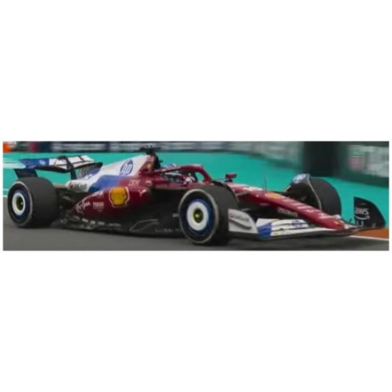 BG1682216MIAMI - 1/18 FERRARI F1 SF-25 TEAM SCUDERIA FERRARI NO.16 - MIAMI GP 2025 CHARLES LECLERC WITH CASE BG1682216MIAMI - 1/18 FERRARI F1 SF-25 TEAM SCUDERIA FERRARI NO.16 - MIAMI GP 2025 CHARLES LECLERC WITH CASE