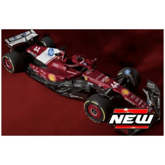 BG16822H - 1/18 FERRARI SF-25 NO.44 LEWIS HAMILTON SEASON CAR 2025 HARD CASE BG16822H - 1/18 FERRARI SF-25 NO.44 LEWIS HAMILTON SEASON CAR 2025 HARD CASE
