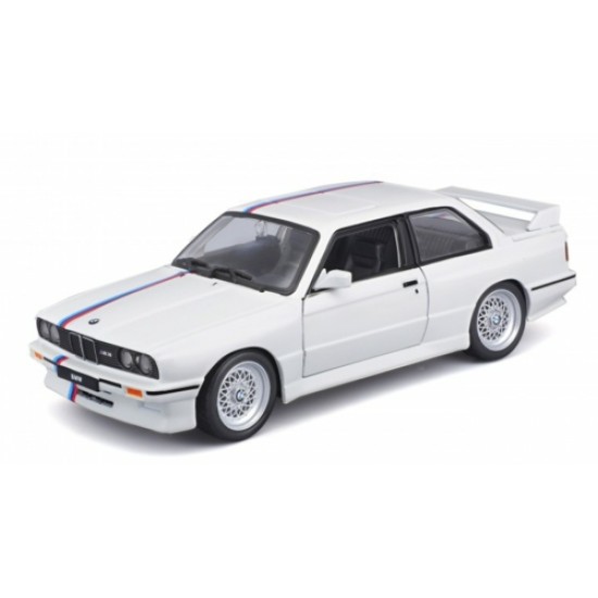 BG21100W - 1/24 BMW M3 (E30) 1988 WHITE/BLUE/RED