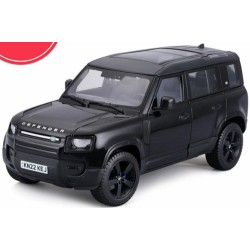 1/24 LAND ROVER DEFENDER 110 4 DOOR BLACK (UK PLATE) 21101