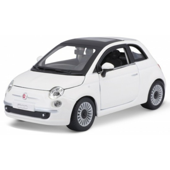 BG22106W - 1/24 FIAT NEW 500 2007 - WHITE