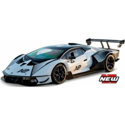 BG28023W - 1/24 LAMBORGHINI ESSENZA SCV NO.12 WHITE/BLACK BG28023W - 1/24 LAMBORGHINI ESSENZA SCV NO.12 WHITE/BLACK