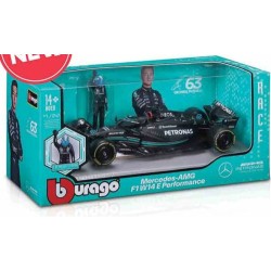 BG28037R - 1/24 MERCEDES BENZ AMG PETRONAS F1 TEAM 2023 RUSSELL WITH FIGURE BG28037R - 1/24 MERCEDES BENZ AMG PETRONAS F1 TEAM 2023 RUSSELL WITH FIGURE