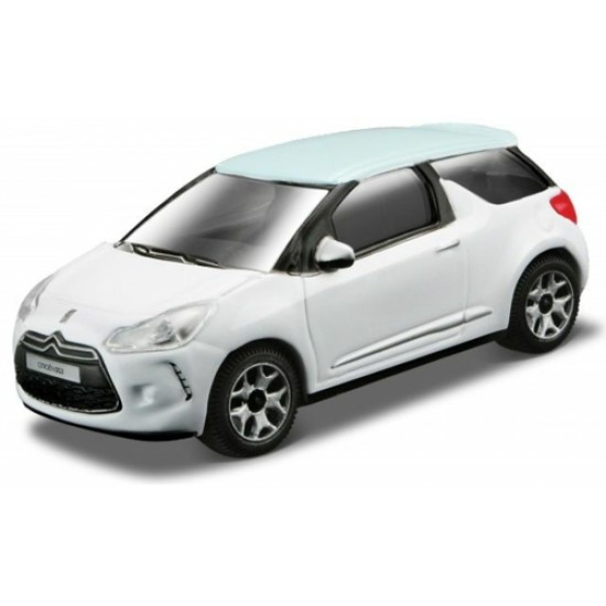 BG30256W - 1/43 CITROEN DS3 - WHITE/BLUE