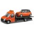 BG31405 - 1/43 BREAKDOWN FLATBED WITH MINI ORANGE
