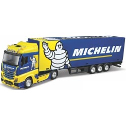 BG31480 - 1/43 MERCEDES BENZ ACTROS GIGASPACE MICHELIN STREET FIRE HAULERS W/TRAILER BG31480 - 1/43 MERCEDES BENZ ACTROS GIGASPACE MICHELIN STREET FIRE HAULERS W/TRAILER