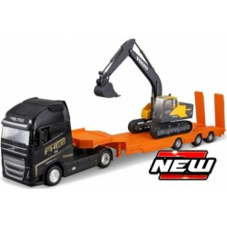 1/43 VOLVO FH16 W/LOWLOADER AND EXCAVATOR 32312 1/43 VOLVO FH16 W/LOWLOADER AND EXCAVATOR 32312