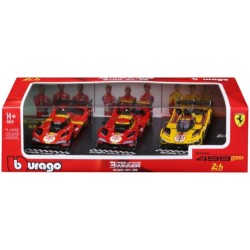 BG36324 - 1/43 FERRARI 499P WINNER 24H LE MANS AF CORSE SET NO.83 2025/ NO.50 2024/ NO.51 2023