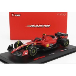 BG36835S - 1/43 FERRARI F1 NO.55 CARLOS SAINZ 2023 SEASON CAR W/HELMET AND CASE