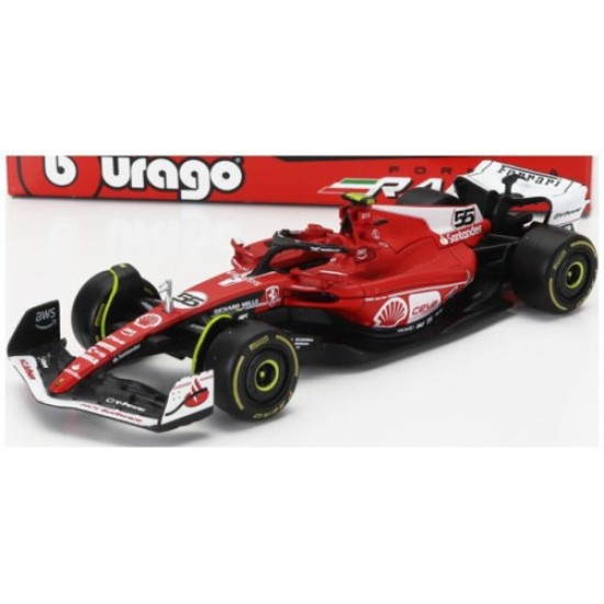 BG36836-S-VEGAS - 1/43 FERRARI F1 SF-23 NO.55 LAS VEGAS USA GP 2023 CARLOS SAINZ CARD BOX