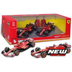BG36839 - 1/43 FERRARI SF-24 NO.16 CHARLES LECLERC AND NO.55 CARLOS SAINZ 2024 2 CAR 36839