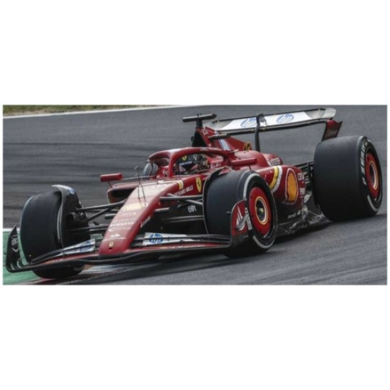 BG36843-L-MONZA - 1/43 FERRARI F1 SF-24 NO.16 WINNER ITALY MONZA GP 2024 CHARLES LECLERC ITH PILOT AND SHOWCASE