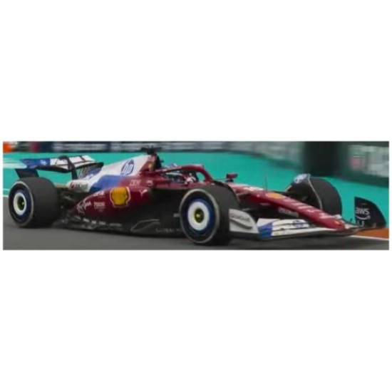 BG3685216MIAMI - 1/43 FERRARI F1 SF-25 NO.16 MIAMI GP 2025 CHARLES LECLERC WITH DRIVER - CASED BG3685216MIAMI - 1/43 FERRARI F1 SF-25 NO.16 MIAMI GP 2025 CHARLES LECLERC WITH DRIVER - CASED