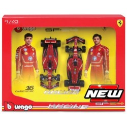 1/43 FERRARI SF-24 NO.16 LECLERC AND NO.55 SAINZ 2024 2 CAR SET 36856