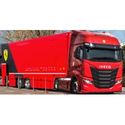 BG36867 - 1/43 FERRARI IVECO S-WAY 570 RACING TRANSPORTER WITH 2 CARS BG36867 - 1/43 FERRARI IVECO S-WAY 570 RACING TRANSPORTER WITH 2 CARS