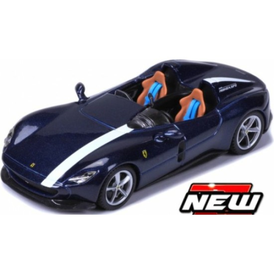 BG36913B - 1/43 FERRARI MONZA SP1 CONVERTIBLE DARK BLUE WHITE STRIPE - LIMITED EDITION