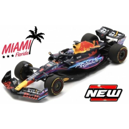 BG38082VM - 1/43 RED BULL RACING RB19 NO.1 MAX VERSTAPPEN WINNER MIAMI GP 2023