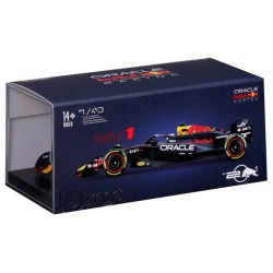 BG38098V - 1/43 RED BULL RACING RB20 F1 2024 VERSTAPPEN WITH HELMET SHOWCASE