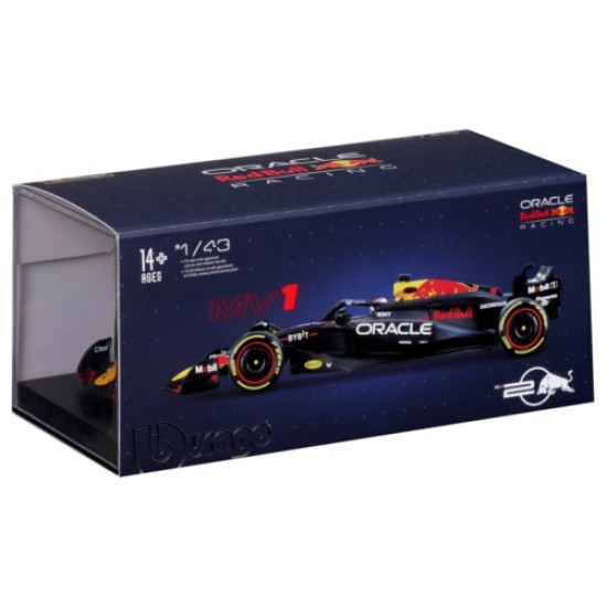 BG38098V - 1/43 RED BULL RACING RB20 F1 2024 VERSTAPPEN WITH HELMET SHOWCASE