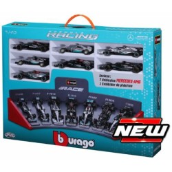 BG38170 - 1/43 MERCEDES AMG PETRONAS F1 2014 - 2024 7 CAR SET