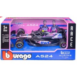 BG38175G - 1/43 BWT ALPINE F1 TEAM A524 2024 - GASLY CARD BOX