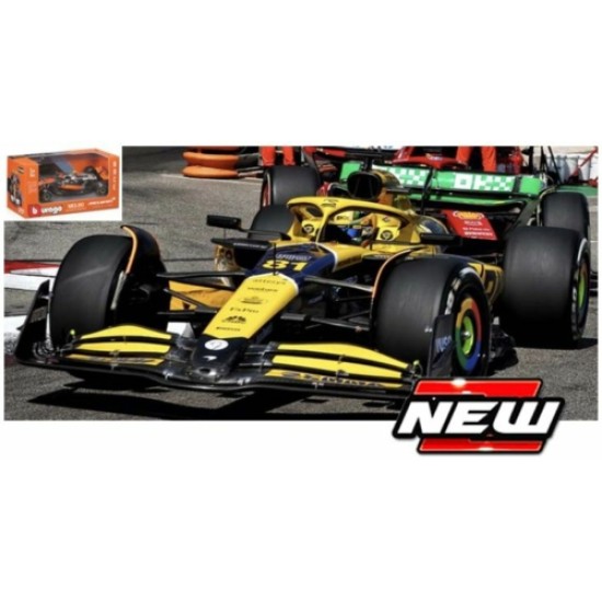 BG38214PS - 1/43 MCLAREN MCL38 F1 2024 PIASTRI SENNA LIVERY MONACO 2024 SPECIAL- CARD BOX