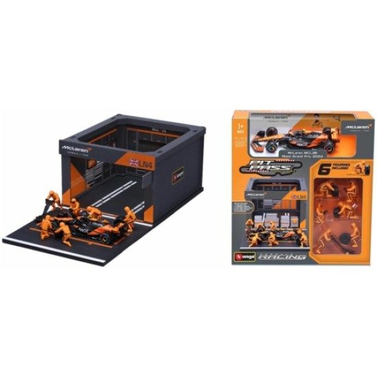 BG38457N - 1/43 MCLAREN MCL39 2025 PIT PASS DIORAMA NORRIS