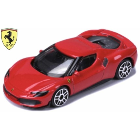 BG56022R - 1/64 FERRARI 296 GTB RED/WHITE