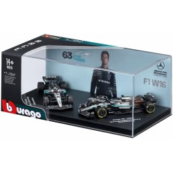 BG58020 - 1/64 MERCEDES AMG PETRONAS F1 - PREMIUM NO.63 GEORGE RUSSELL - NO.12 KIMI ANTONELLI - 2 PACK