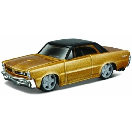 BG59060 - 1/64 PONTIAC GTO 1965 - GOLD/BLACK